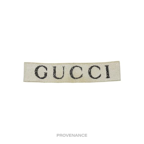 🔴 Gucci Logo Headband - Off-White - Picture 1 of 7